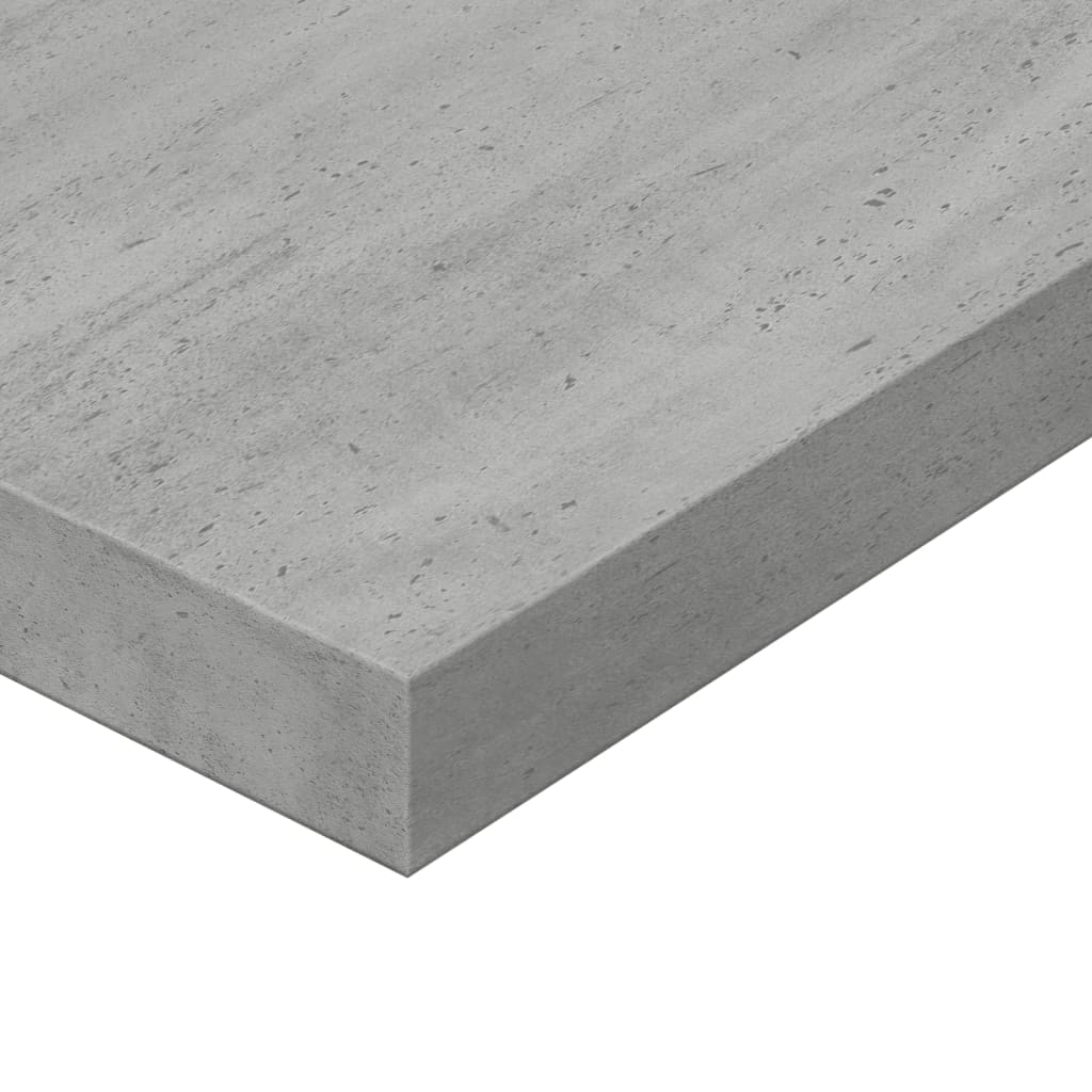 vidaXL Bookshelf Boards 8 pcs Concrete Grey 80x10x1.5 cm Engineered Wood