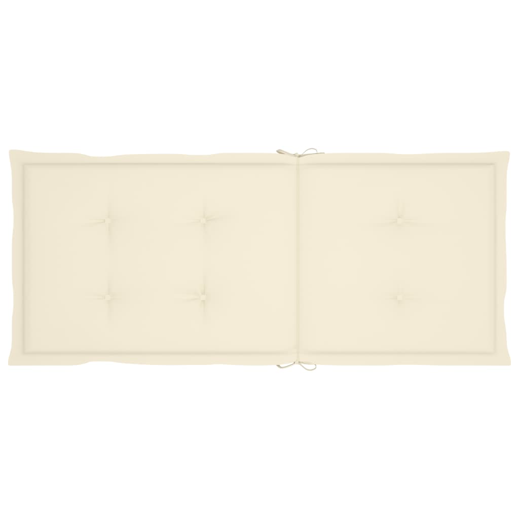 vidaXL Garden Reclining Chairs 4 pcs with Cushions Solid Wood Acacia