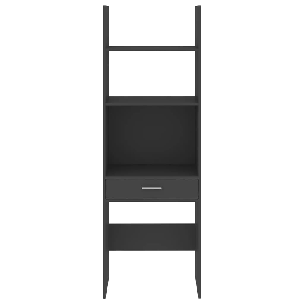 vidaXL Book Cabinet Grey 60x35x180 cm Engineered Wood