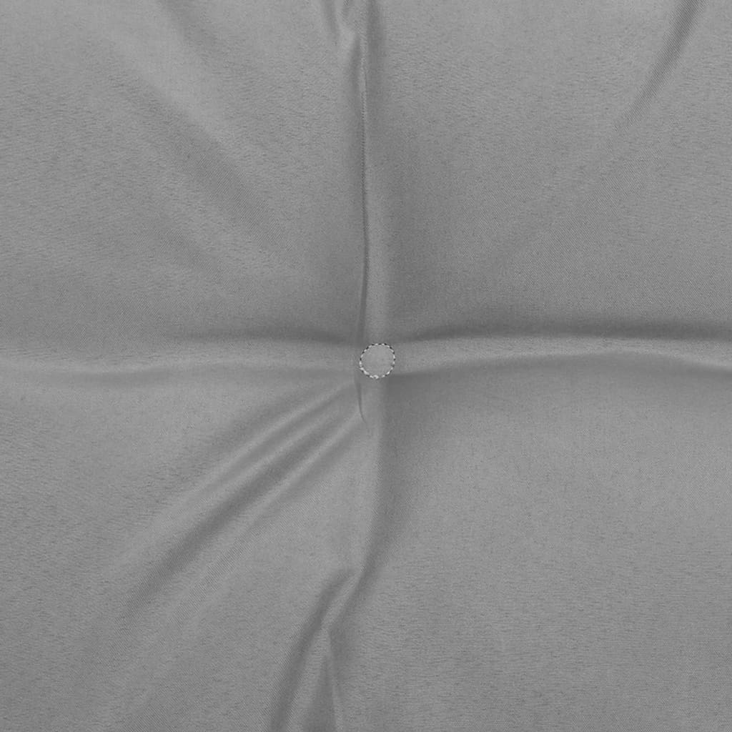 vidaXL Garden Middle Sofas with Grey Cushions 2 pcs Solid Pinewood