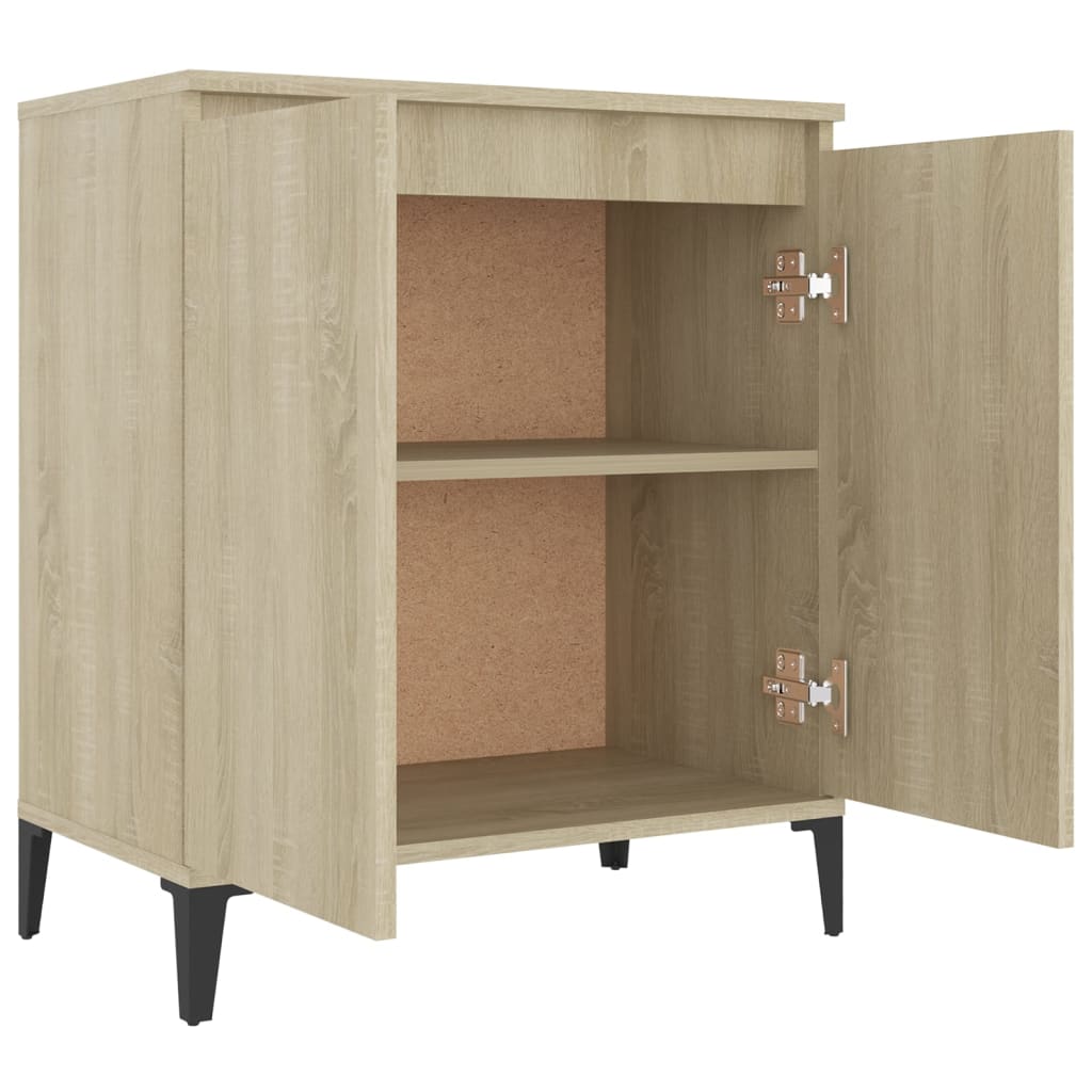 vidaXL Sideboard Sonoma Oak 60x35x70 cm Engineered Wood