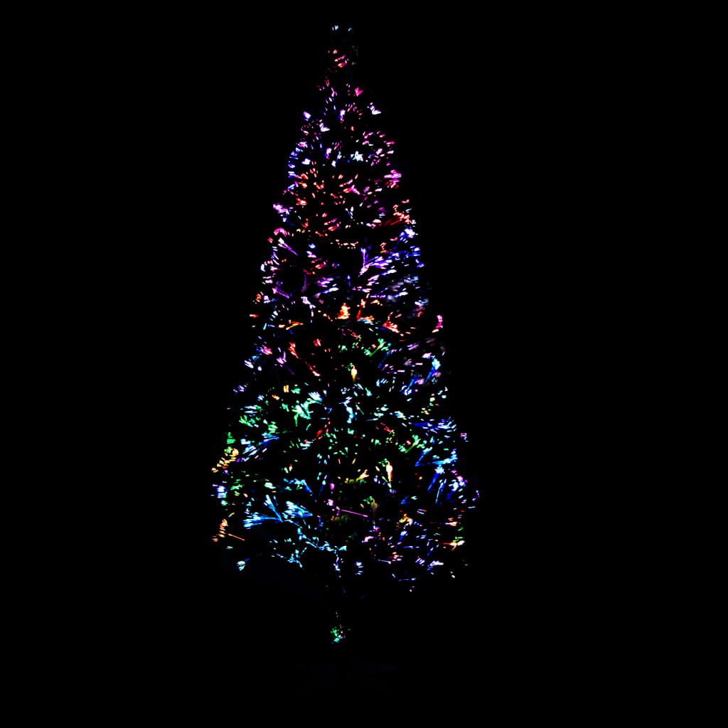 vidaXL Artificial Christmas Tree with Stand Green 180 cm Fibre Optic