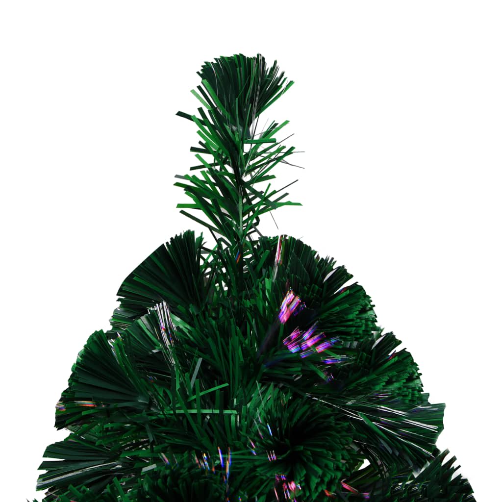 vidaXL Artificial Christmas Tree with Stand Green 180 cm Fibre Optic