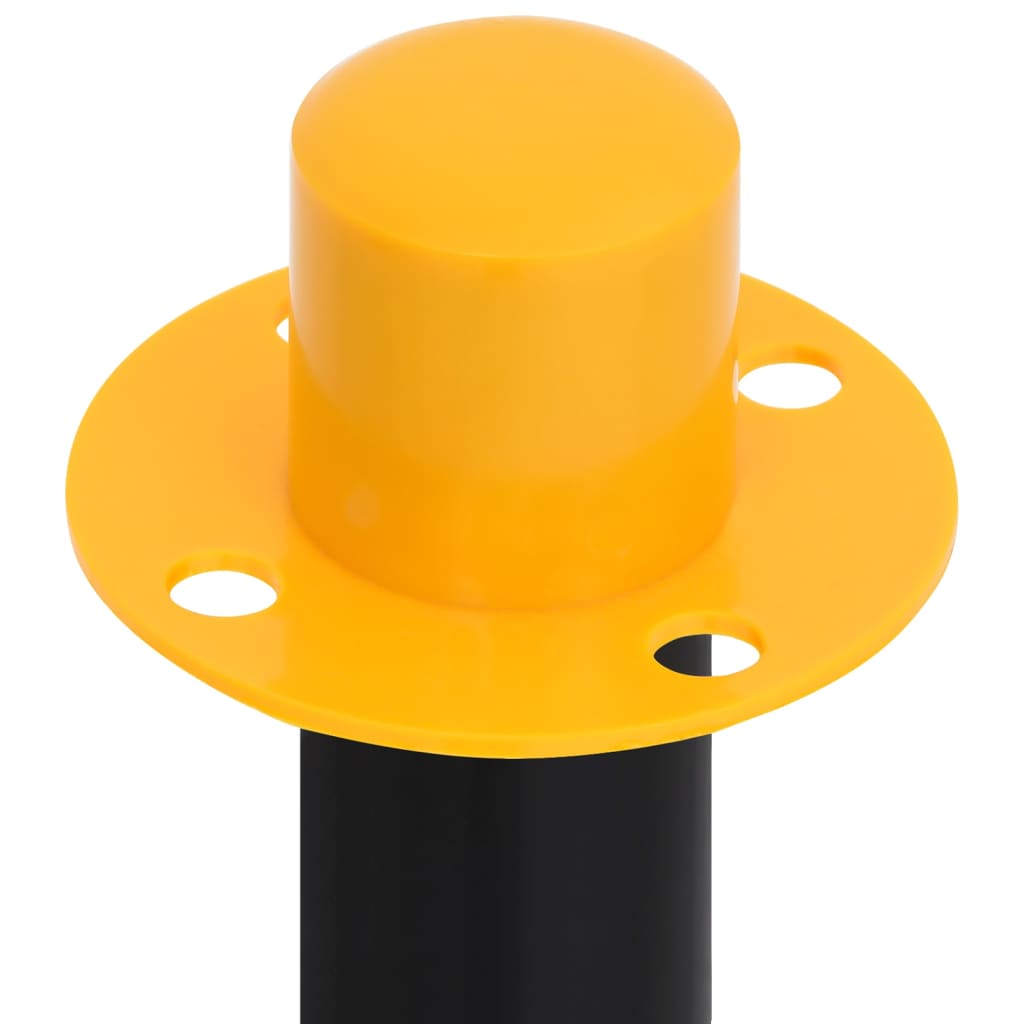 vidaXL Chain Post Set with 10 m Plastic Chain