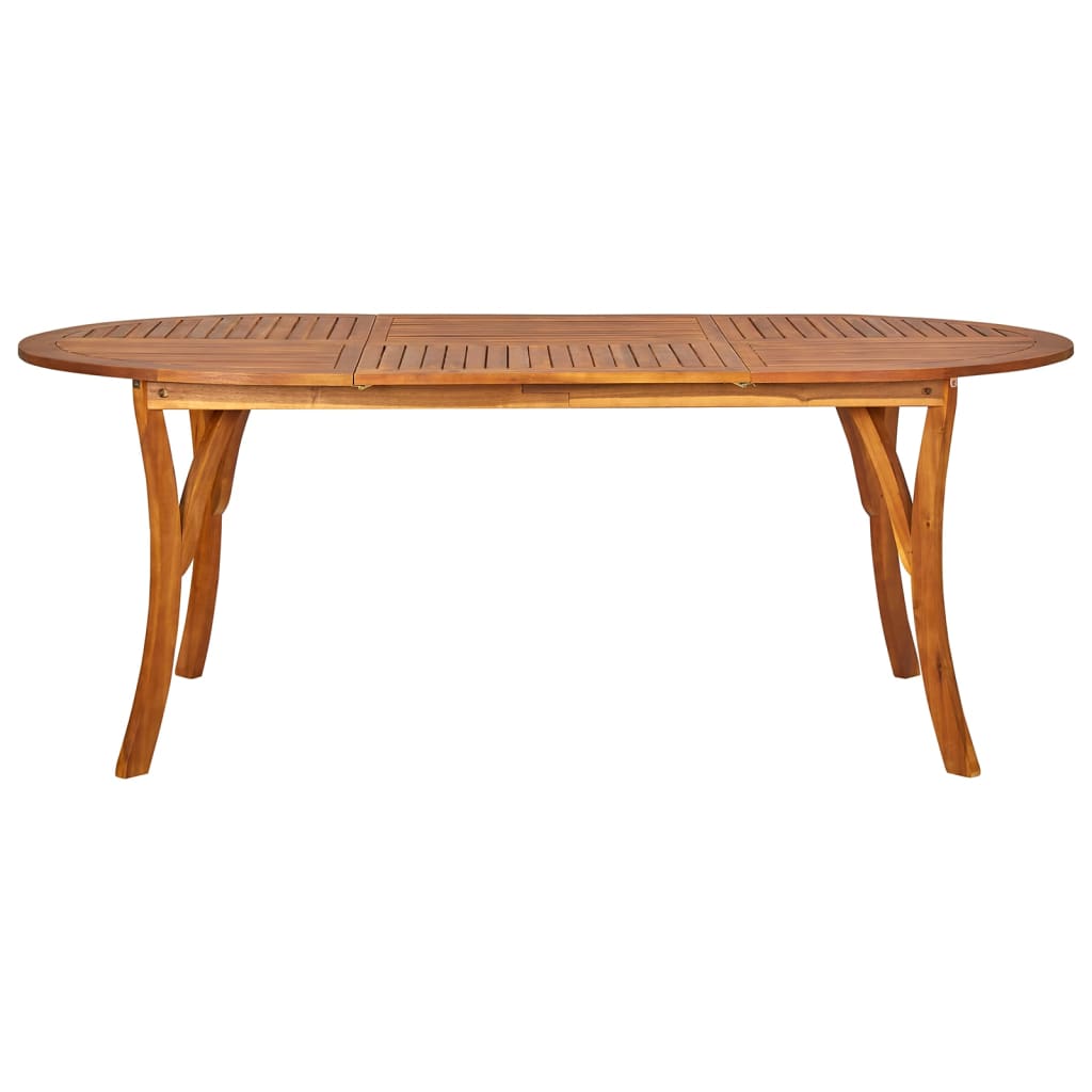 vidaXL 7 Piece Garden Dining Set Black