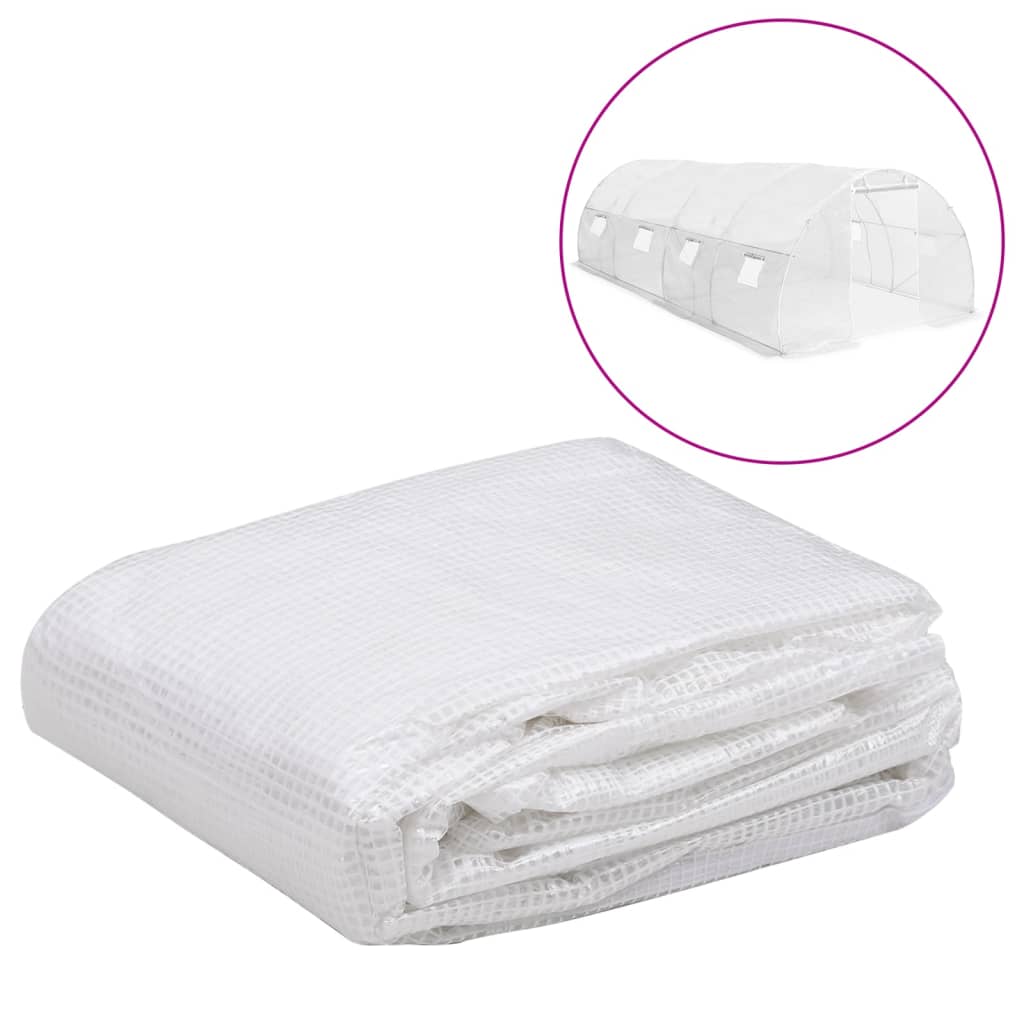 vidaXL Greenhouse Replacement Cover (18 m²) 3x6x2 m Transparent