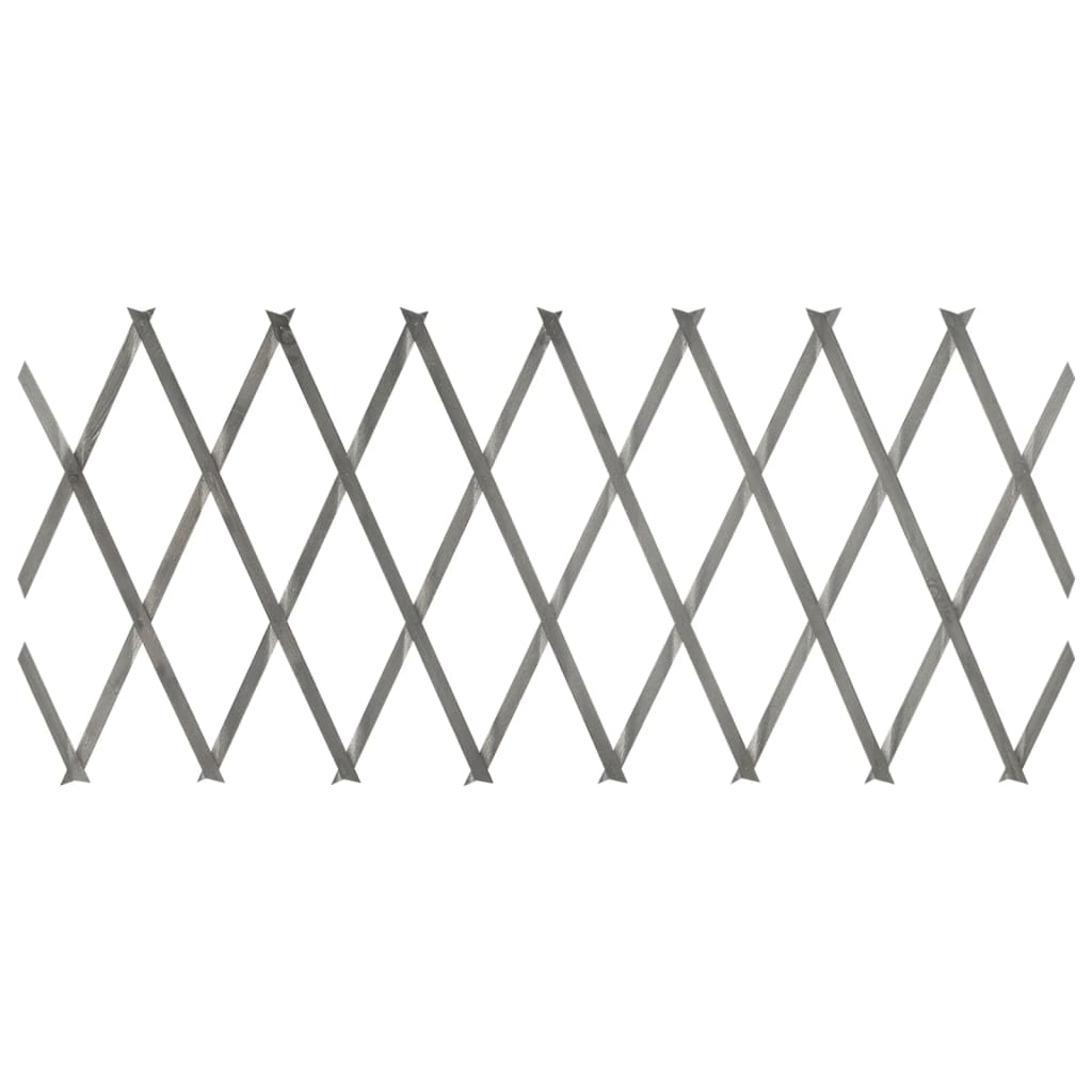 vidaXL Trellis Fences 5 pcs Grey Solid Firwood 180x30 cm