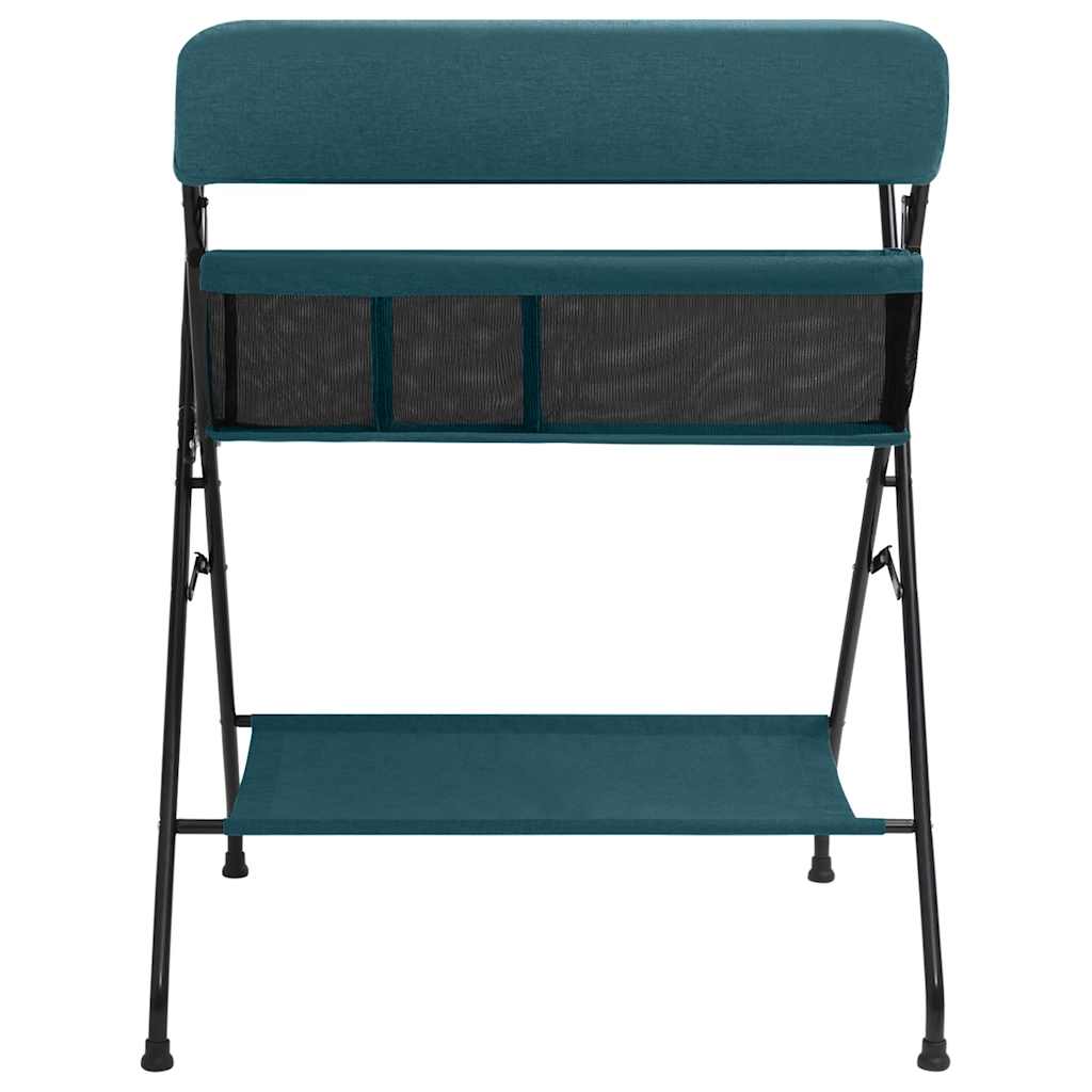 vidaXL Changing Table Green Iron