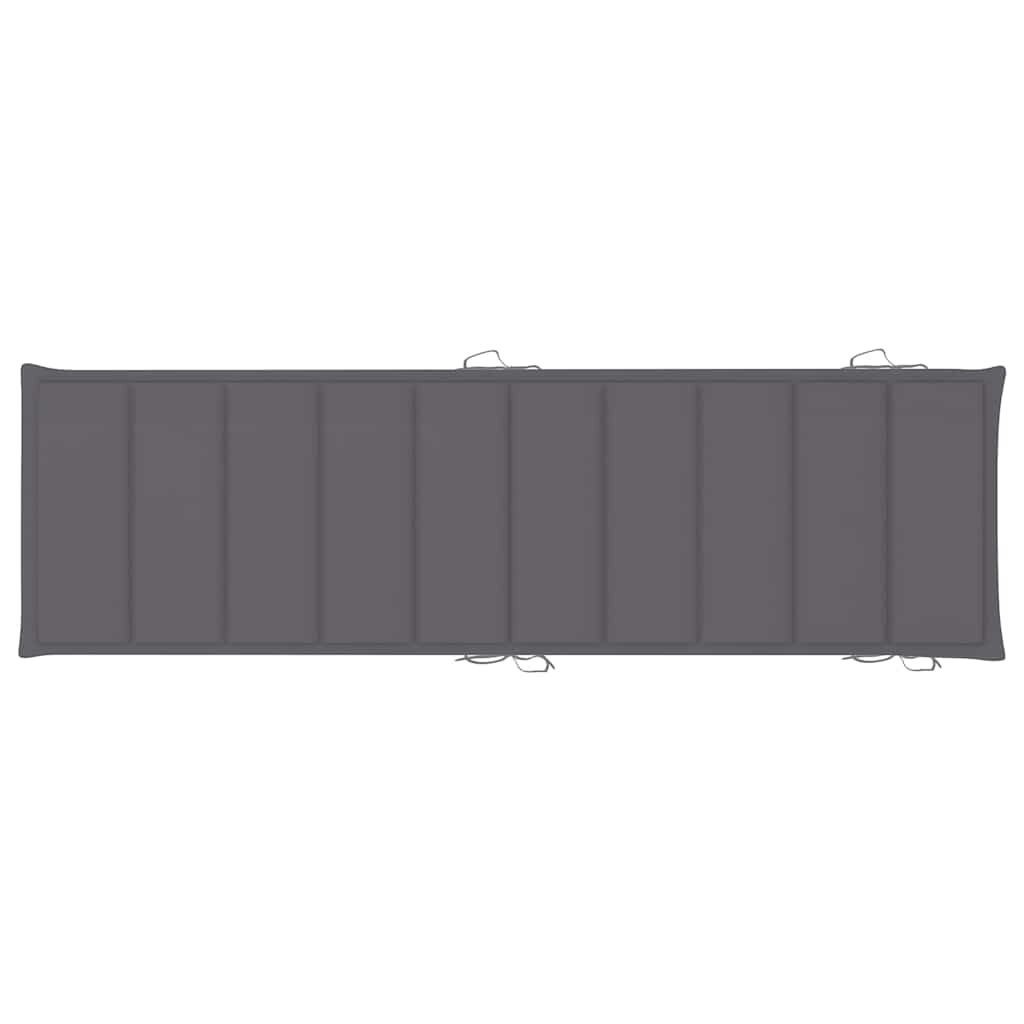 vidaXL Sun Loungers 2 pcs with Cushions Solid Wood Acacia