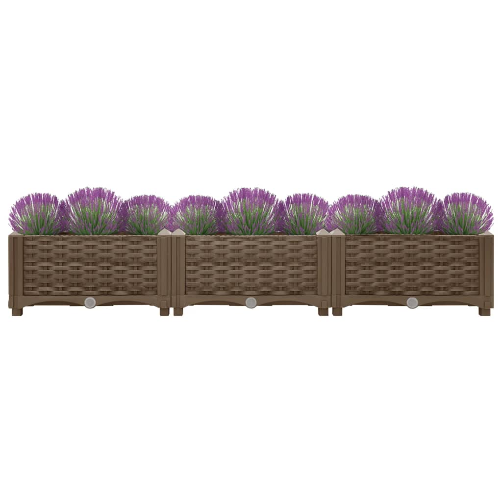 vidaXL Raised Bed 120x40x23 cm Polypropylene