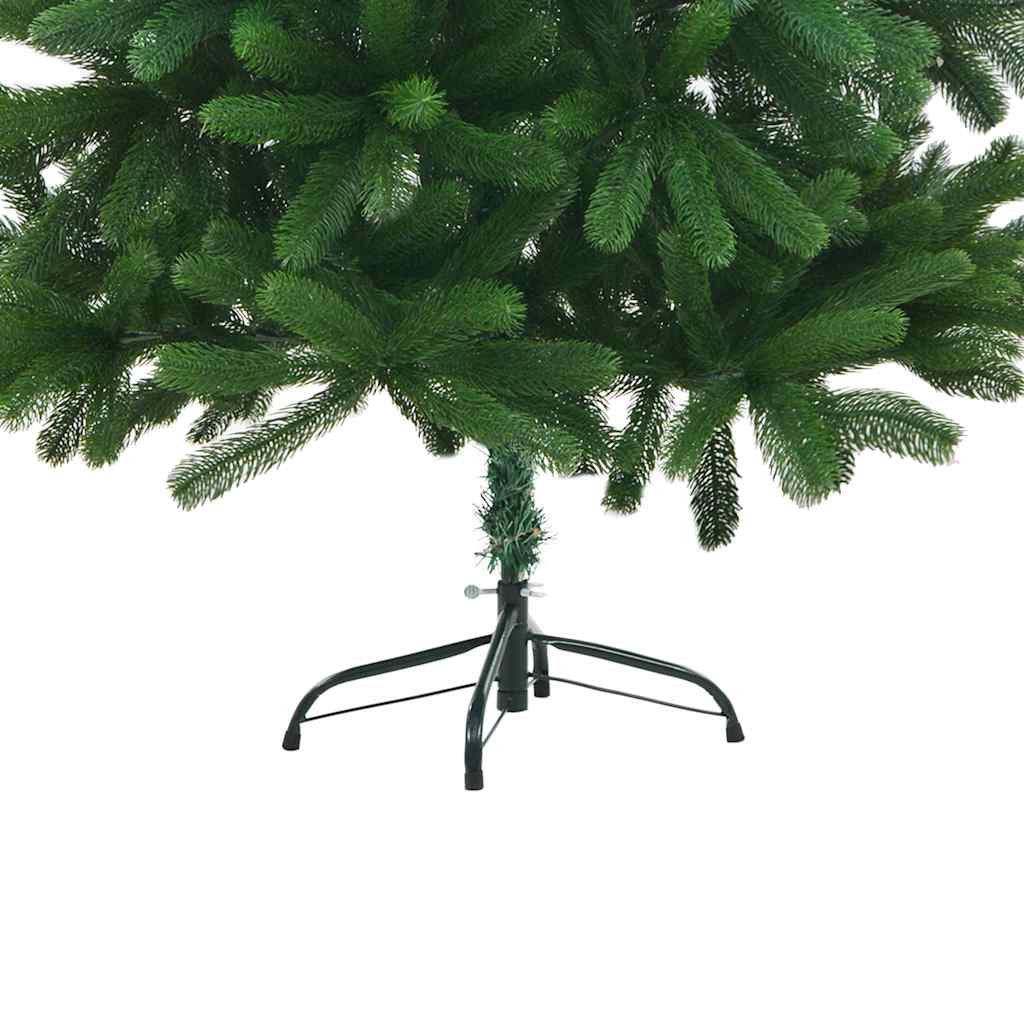 vidaXL Artificial Pre-lit Christmas Tree with Ball Set 210 cm Green