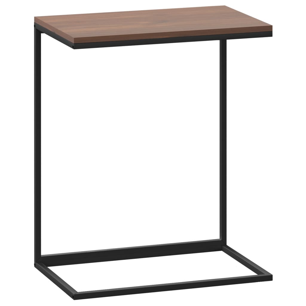 vidaXL Side Table Black 55x35x66 cm Engineered Wood
