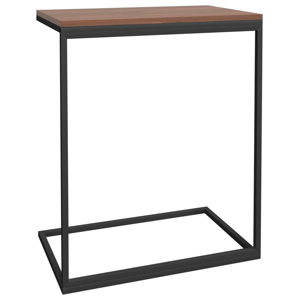 vidaXL Side Table Black 55x35x66 cm Engineered Wood