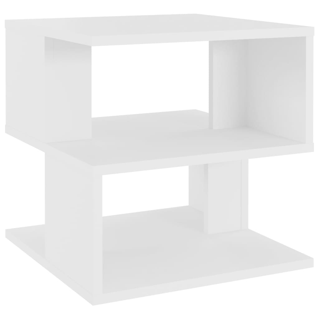 vidaXL Side Table White 40x40x40 cm Engineered Wood