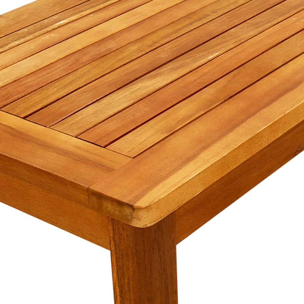 vidaXL Garden Coffee Table 70x40x36 cm Solid Acacia Wood
