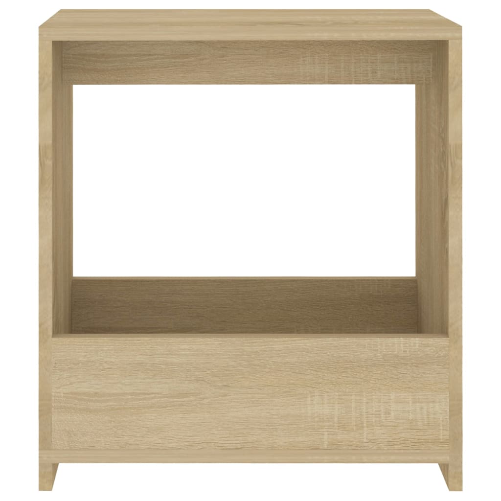 vidaXL Side Table Sonoma Oak 50x26x50 cm Engineered Wood