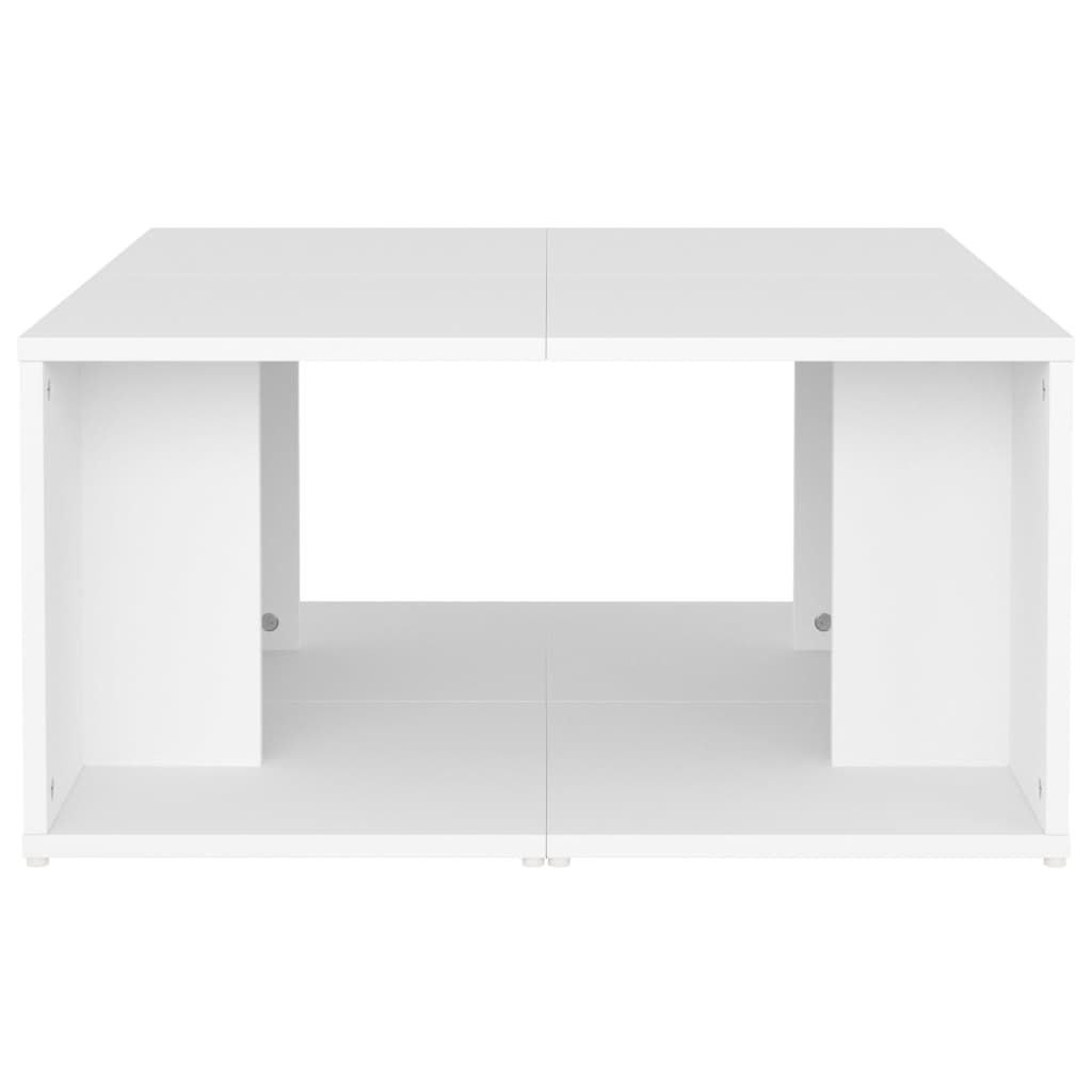 vidaXL Coffee Tables 4 pcs White 33x33x33 cm Engineered Wood