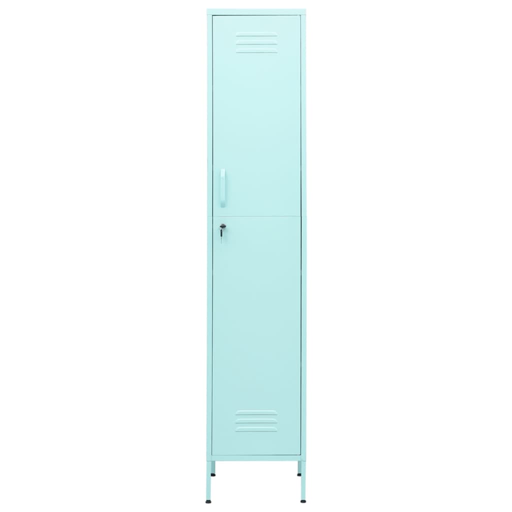 vidaXL Locker Cabinet Mint 35x46x180 cm Steel