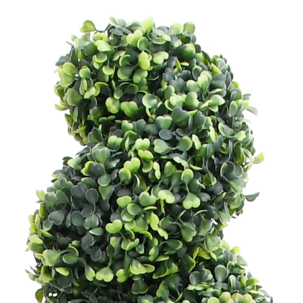 vidaXL Artificial Boxwood Spiral Plant with Pot Green 59 cm