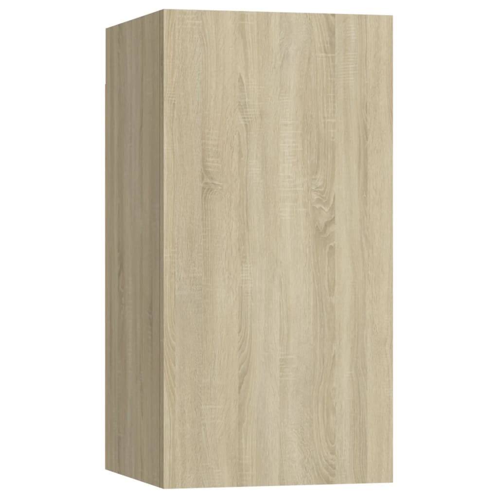 vidaXL TV Cabinets 4 pcs Sonoma Oak 30.5x30x60 cm Engineered Wood