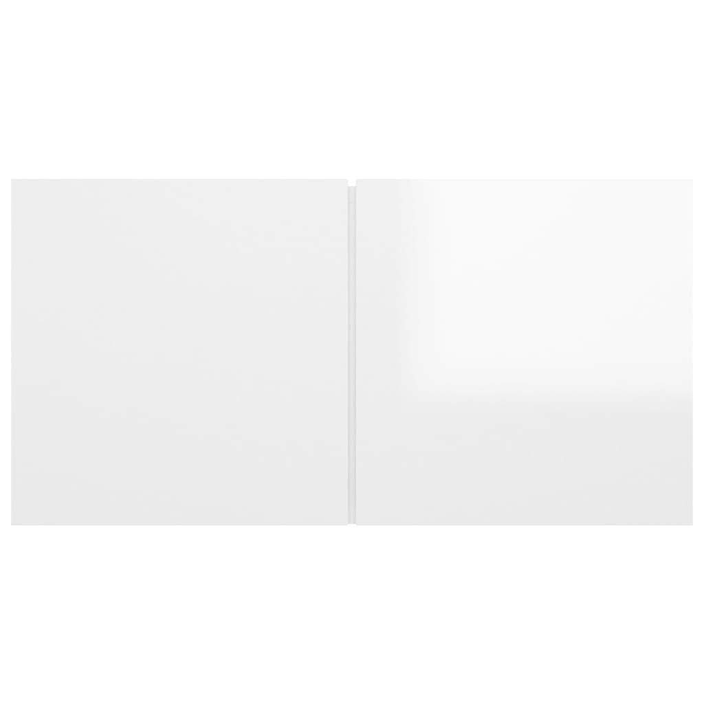 vidaXL Hanging TV Cabinet High Gloss White 60x30x30 cm
