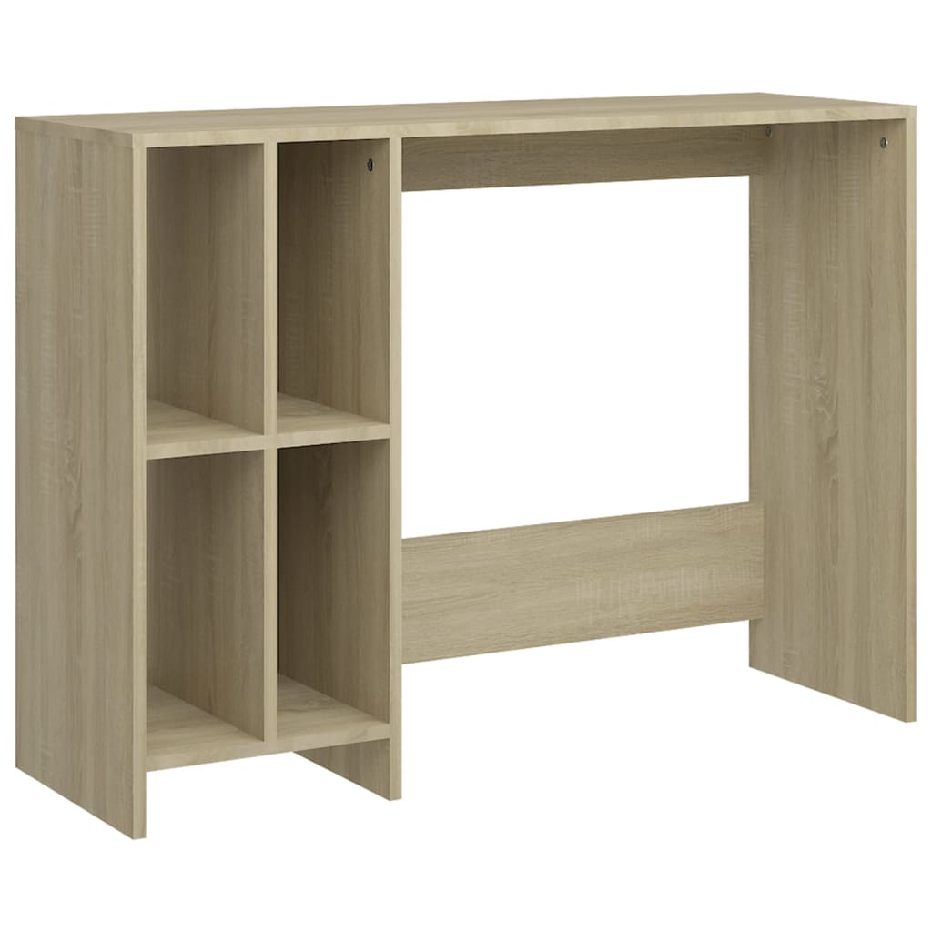 vidaXL Notebook Desk Sonoma Oak 102.5x35x75 cm Engineered Wood