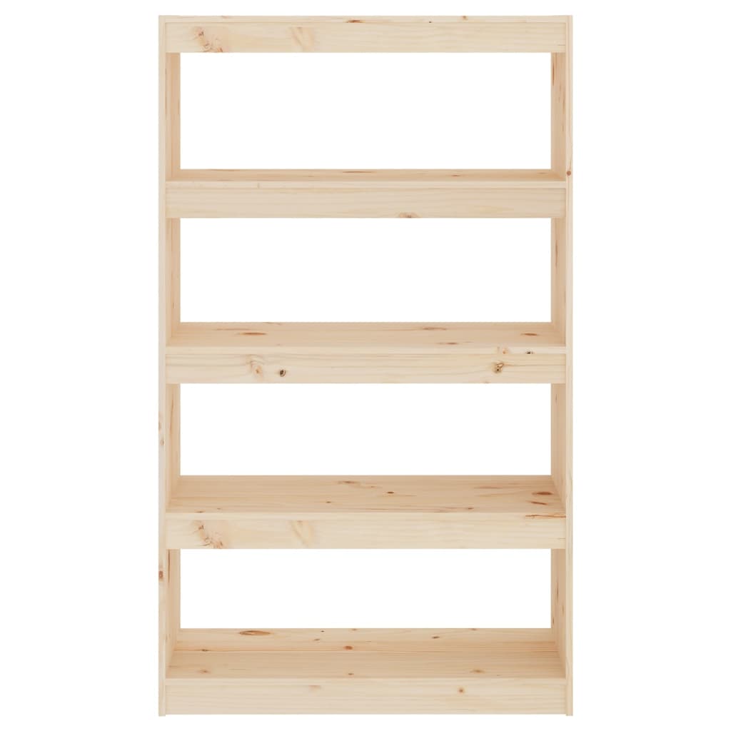 vidaXL Book Cabinet/Room Divider 80x30x135.5 cm Solid Wood Pine