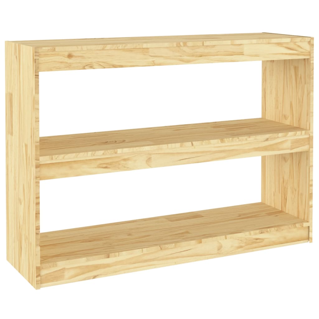vidaXL Book Cabinet Room Divider 100x30x71.5 cm Pinewood