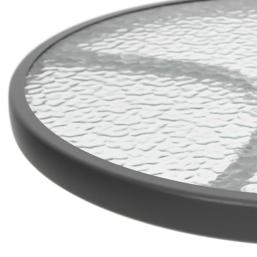 vidaXL Garden Table Ø50x71 cm Steel Anthracite