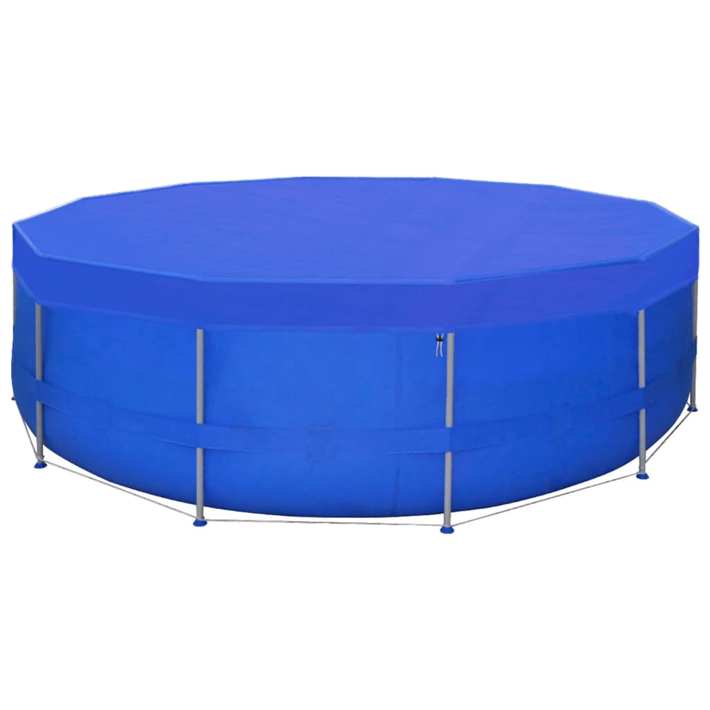 vidaXL Pool Covers 2 pcs PE Round 460 cm 90 g/m²