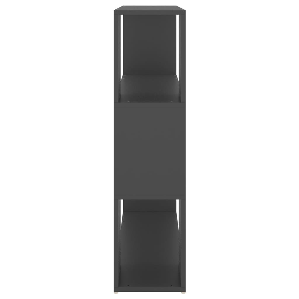 vidaXL Book Cabinet Room Divider Grey 100x24x94 cm