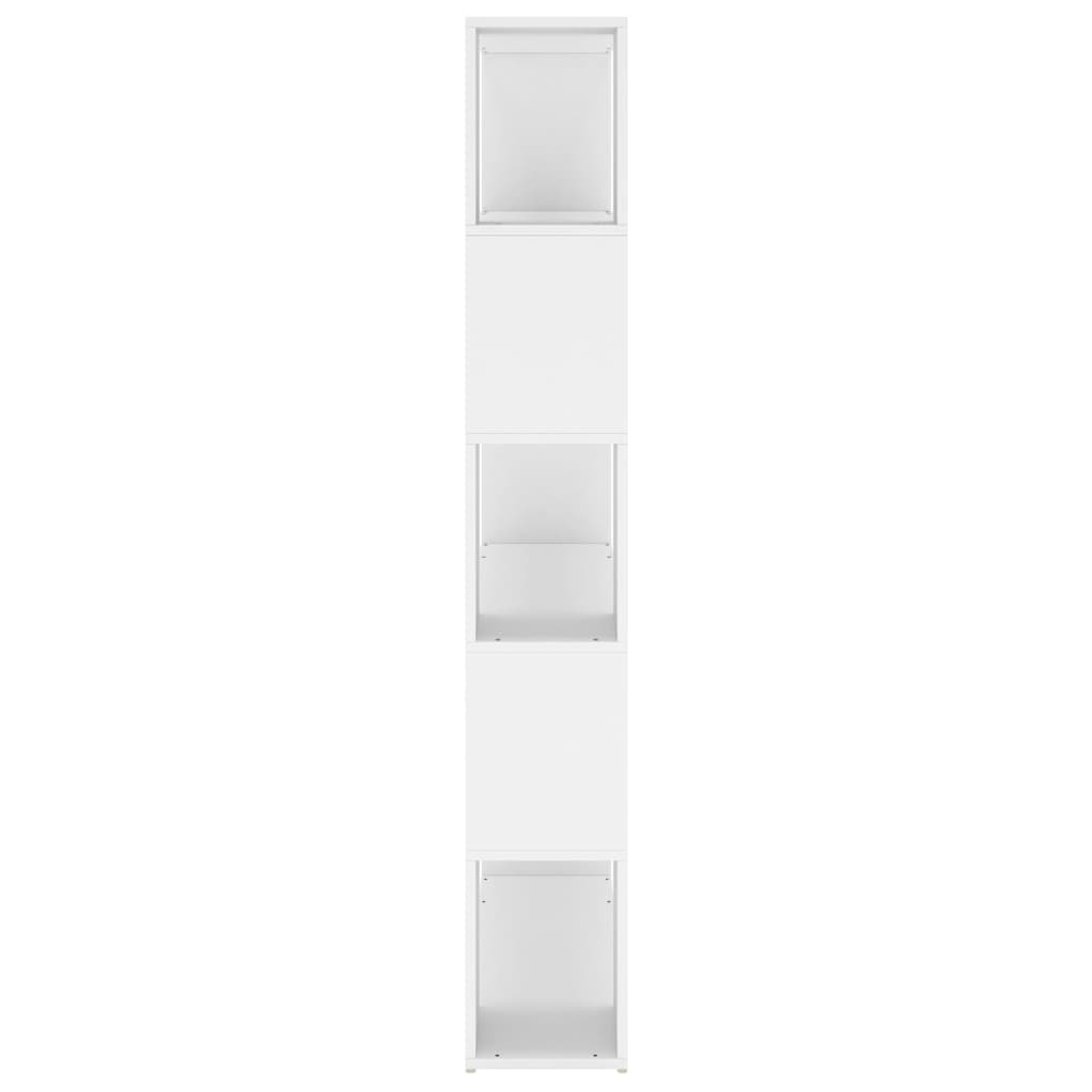 vidaXL Book Cabinet Room Divider White 100x24x155 cm Engineered Wood