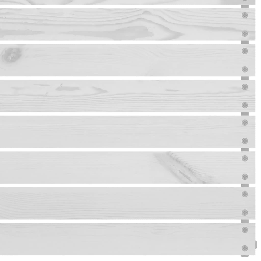 vidaXL Garden Corner Sofa White Solid Pinewood