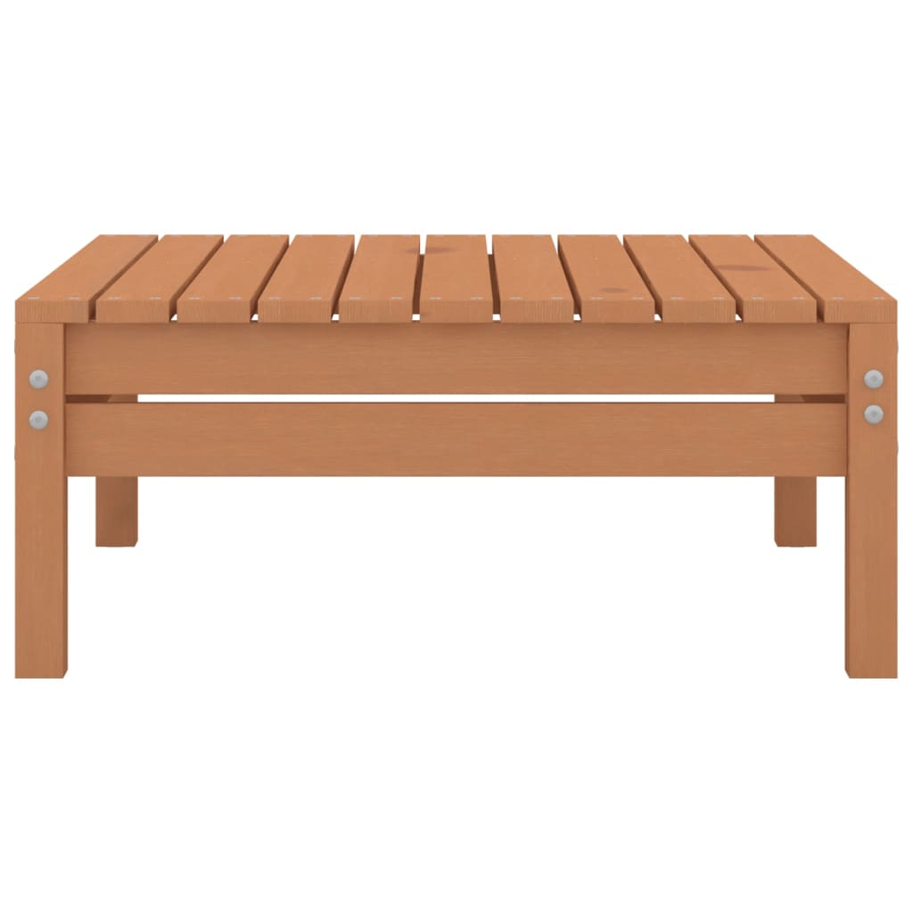 vidaXL Garden Footstool Honey Brown Solid Pinewood