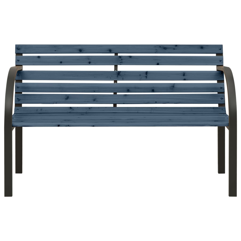 vidaXL Children Garden Bench 81 cm Solid Wood Chinese Fir Grey