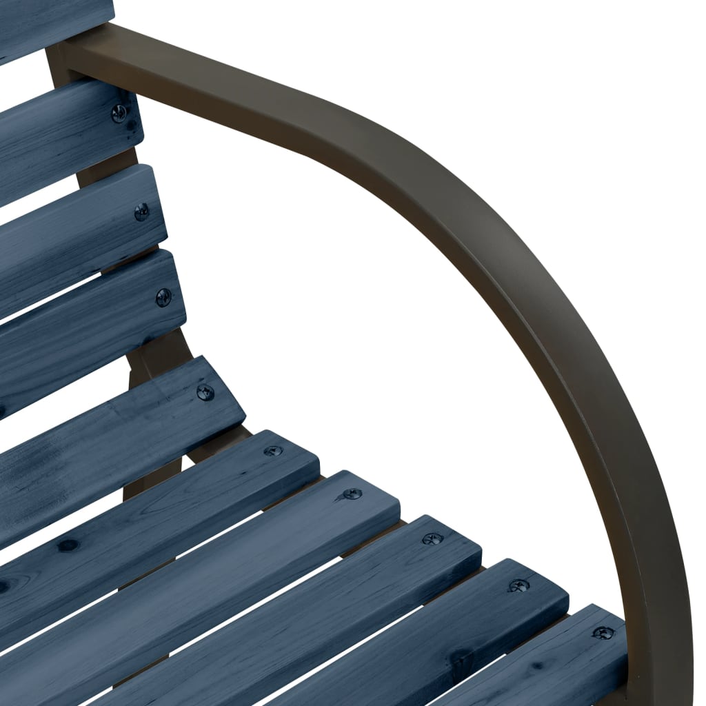 vidaXL Children Garden Bench 81 cm Solid Wood Chinese Fir Grey