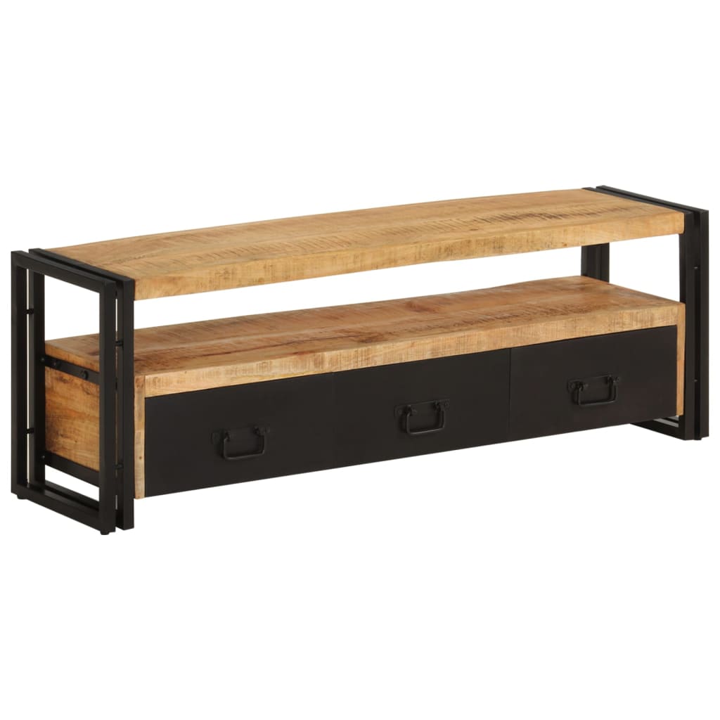 vidaXL TV Cabinet 120x30x40 cm Solid Wood Mango