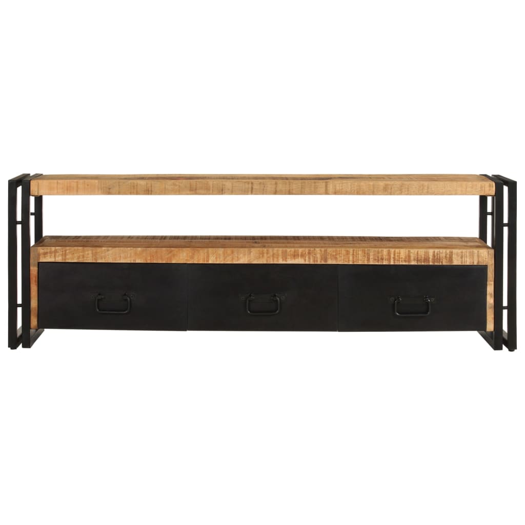 vidaXL TV Cabinet 120x30x40 cm Solid Wood Mango