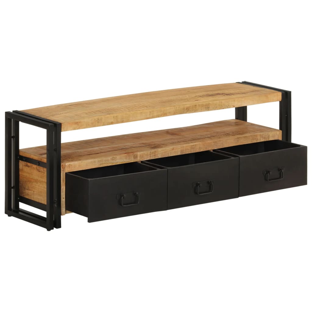 vidaXL TV Cabinet 120x30x40 cm Solid Wood Mango