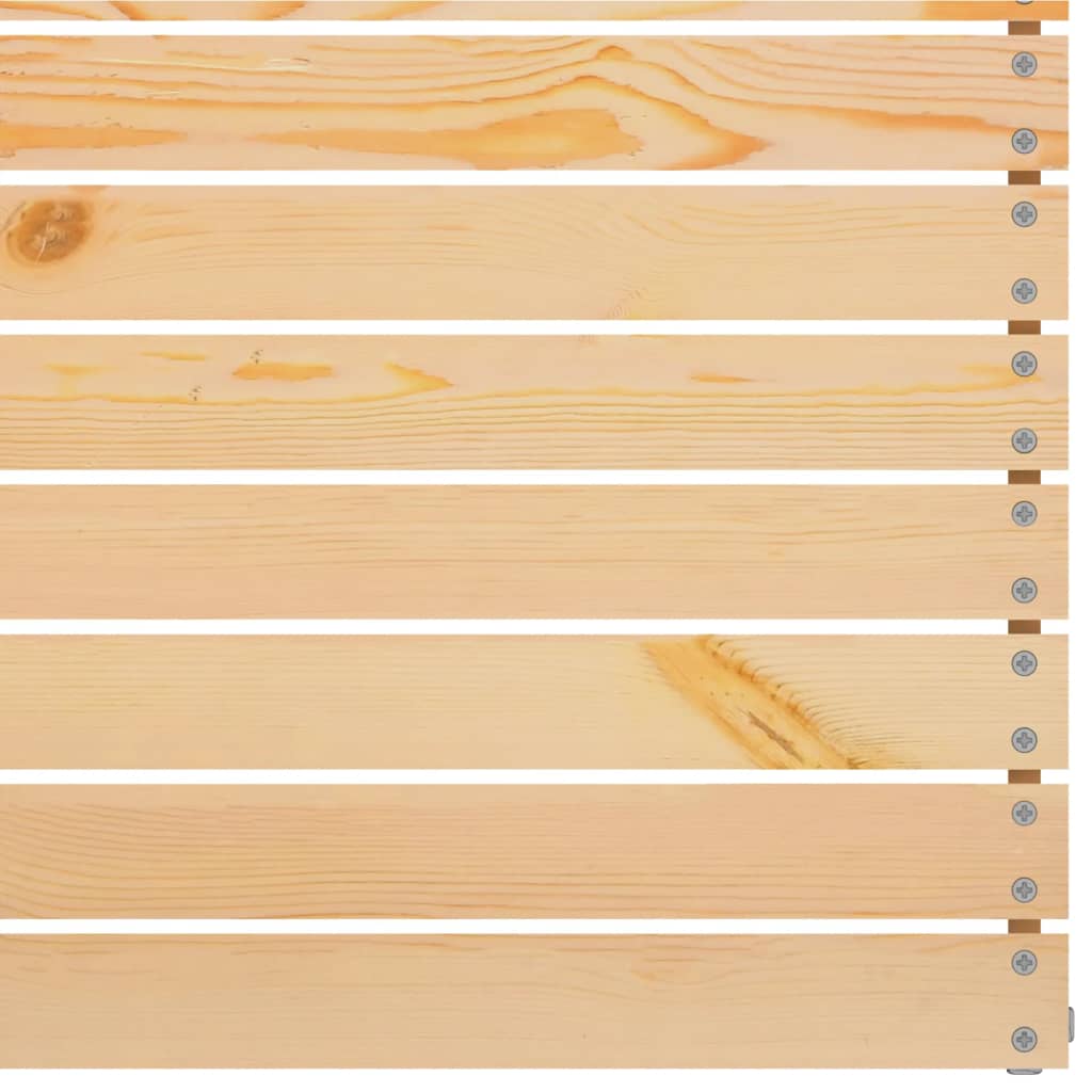 vidaXL Garden 2-Seater Sofa Solid Wood Pine