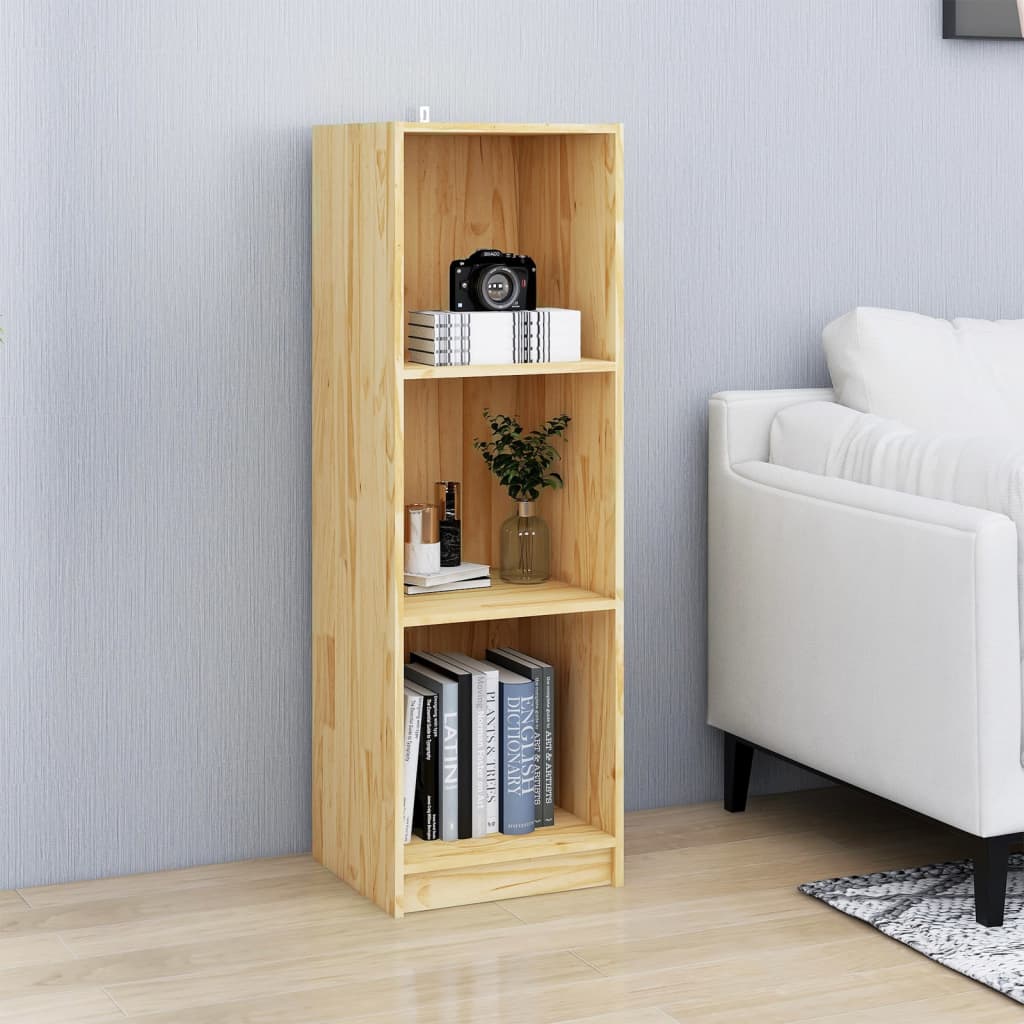 vidaXL Book Cabinet/Room Divider 36x33x110 cm Solid Pinewood