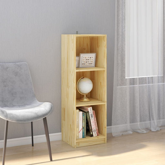 vidaXL Book Cabinet/Room Divider 36x33x110 cm Solid Pinewood