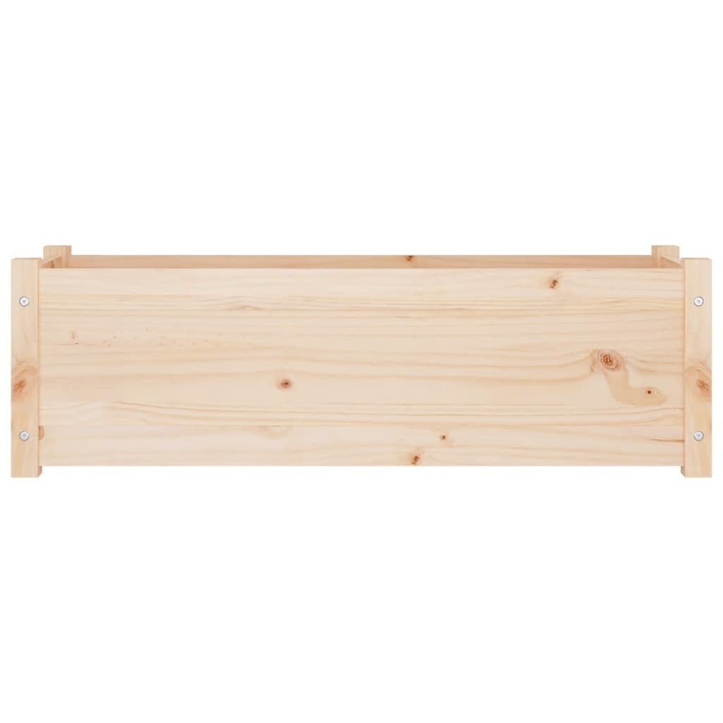 vidaXL Garden Planters 2 pcs 100x31x31 cm Solid Pinewood