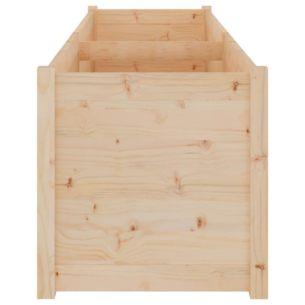 vidaXL Garden Planter 200x50x50 cm Solid Pinewood
