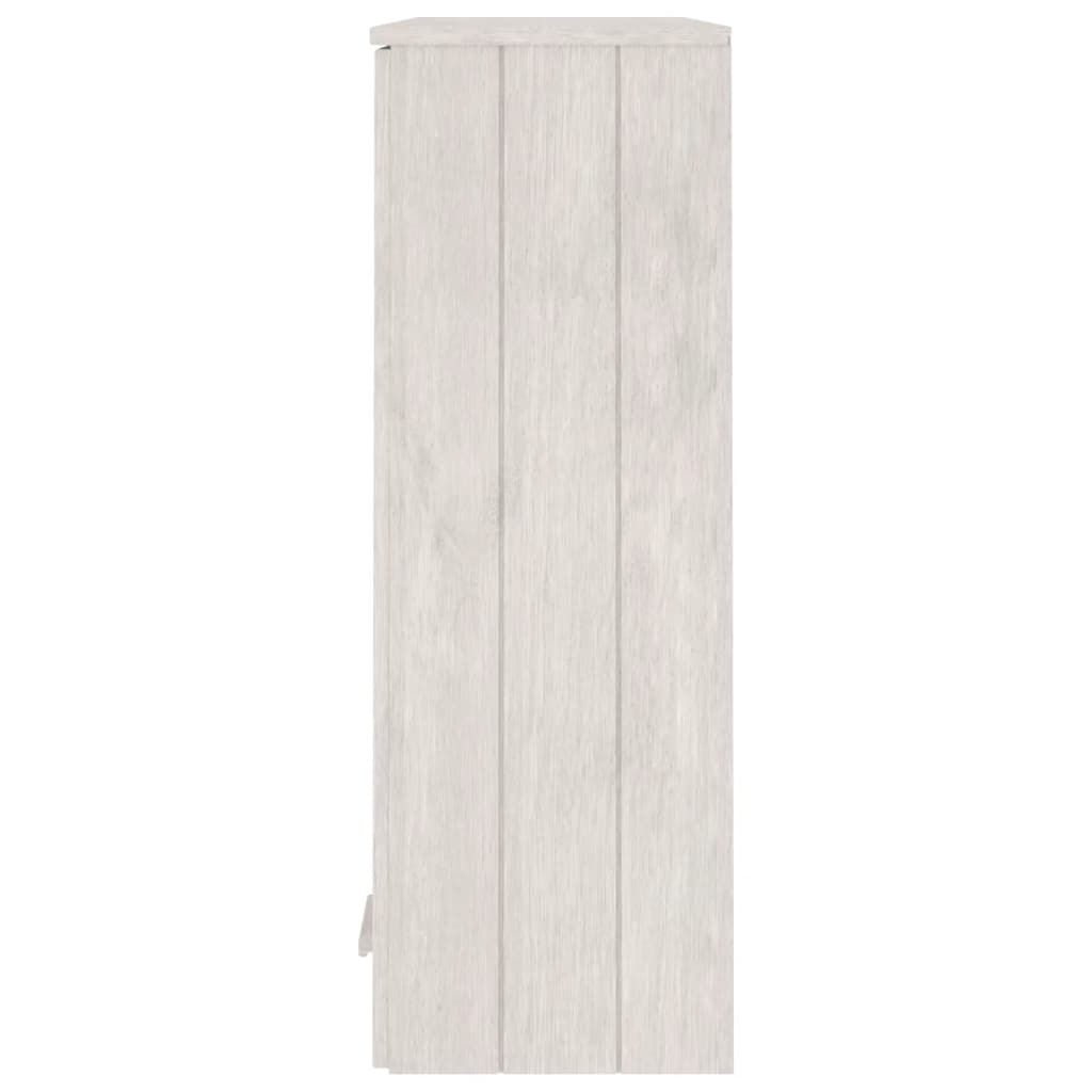 vidaXL Top for Highboard"HAMAR" White 85x35x100 cm Solid Wood Pine