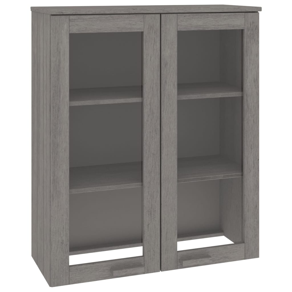 vidaXL Top for Highboard"HAMAR" Light Grey 85x35x100cm Solid Wood Pine