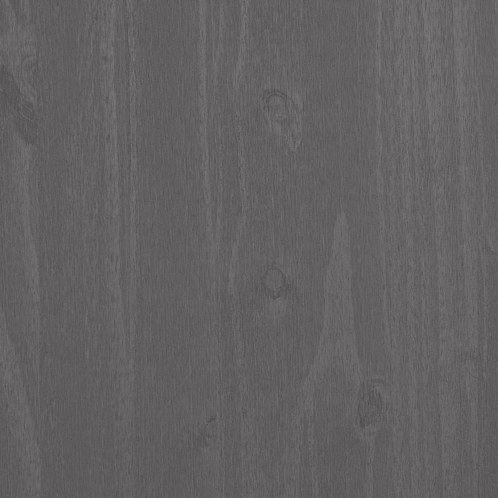 vidaXL Top for Highboard"HAMAR" Light Grey 85x35x100cm Solid Wood Pine