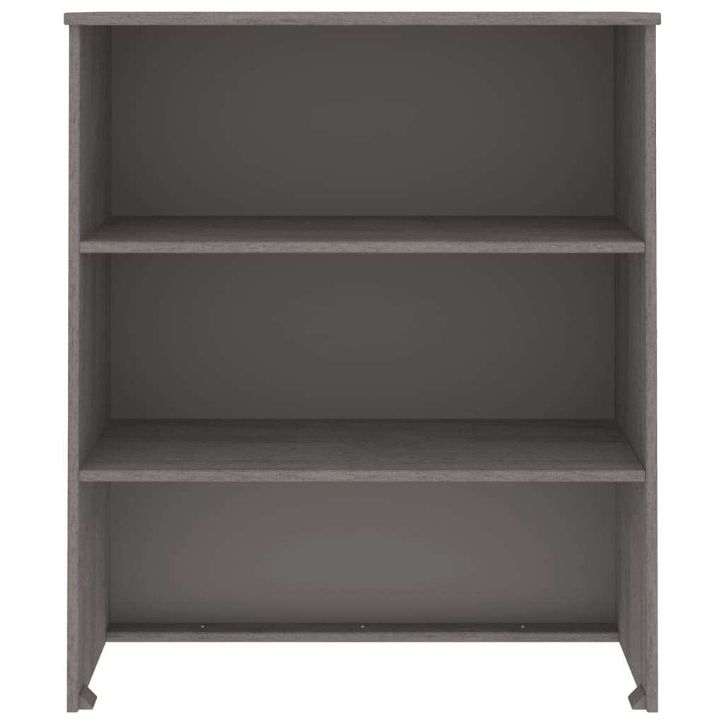 vidaXL Top for Highboard"HAMAR" Light Grey 85x35x100cm Solid Wood Pine