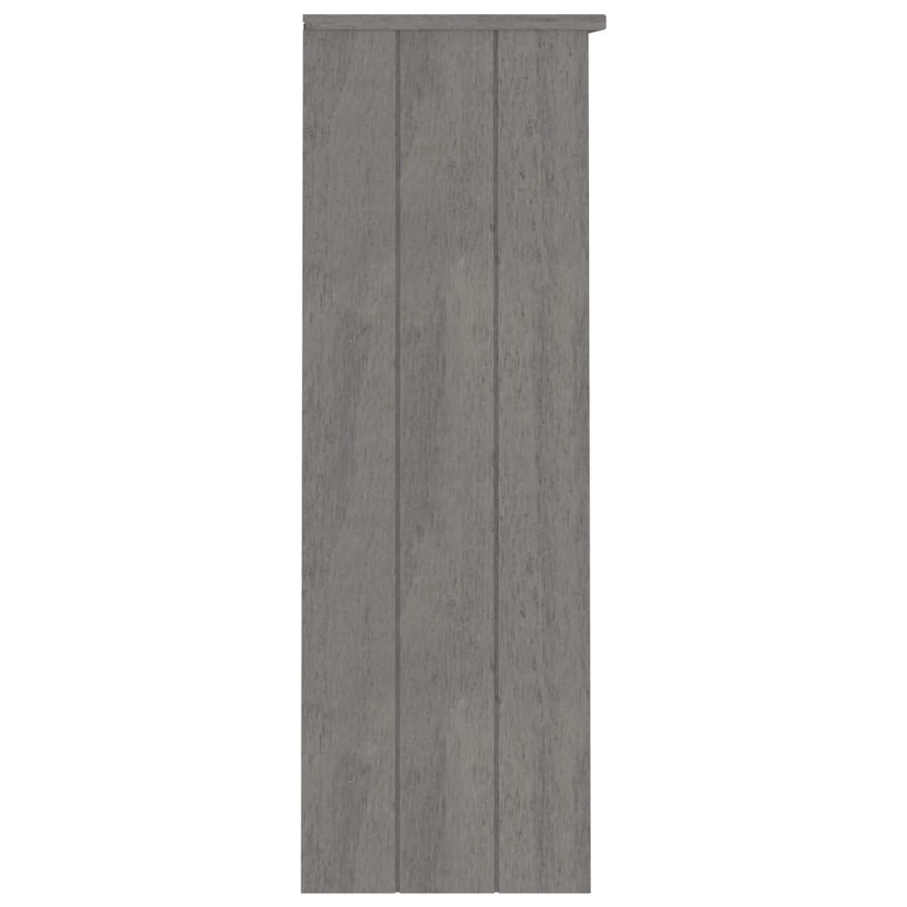 vidaXL Top for Highboard"HAMAR" Light Grey 85x35x100cm Solid Wood Pine