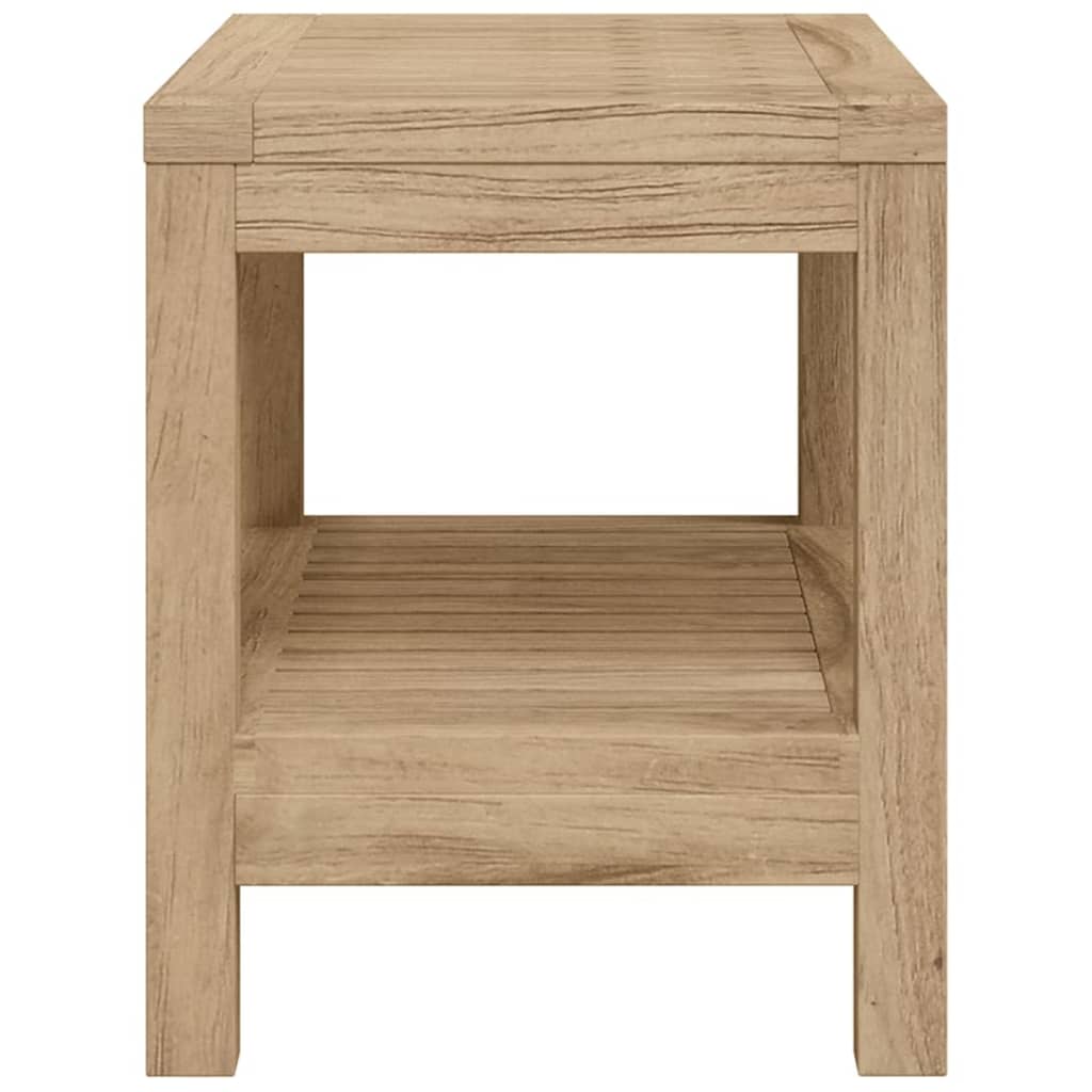 vidaXL Bathroom Side Table 50x40x45 cm Solid Wood Teak